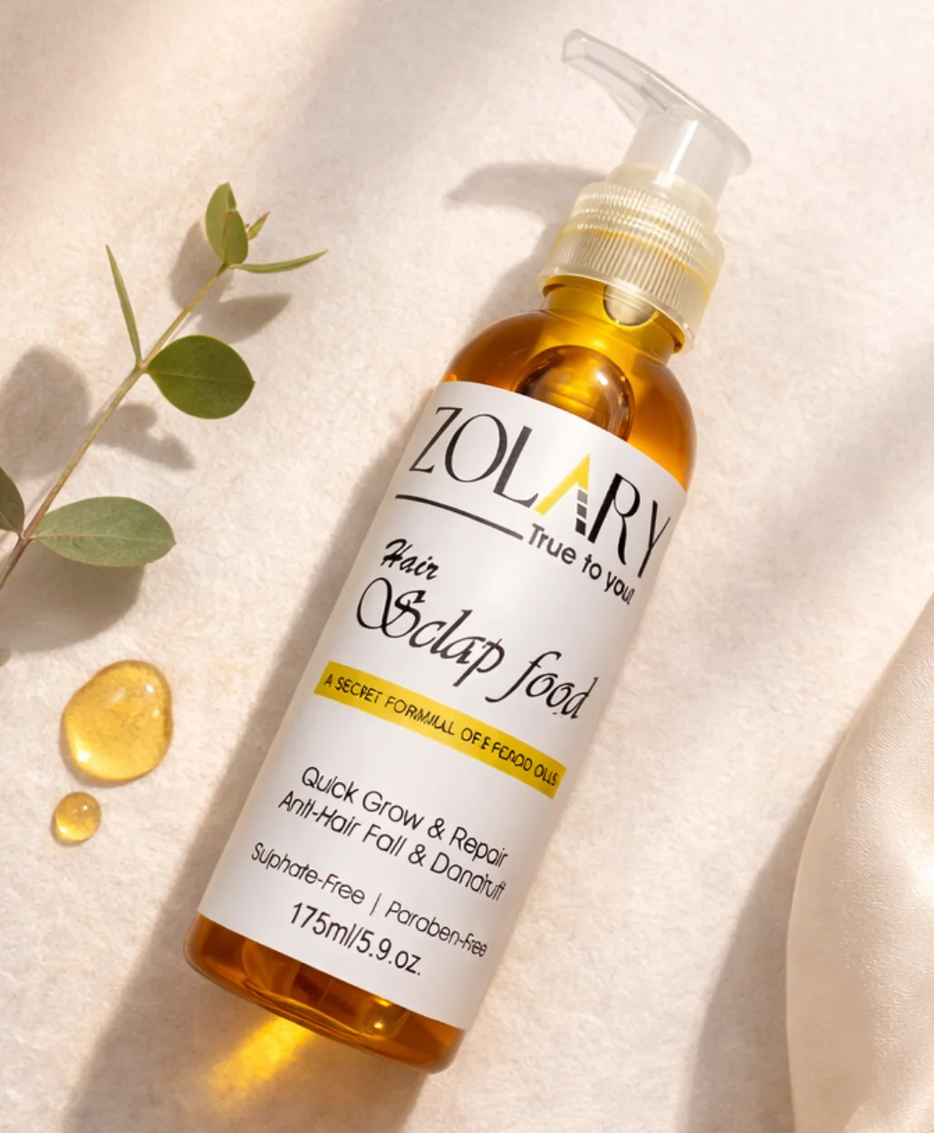 ZOLARY Hair Scalp Food